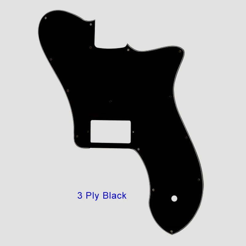 Pleroo Custom Parts - For US FD 72 Tele Deluxe Reissue Guitar Pickguard With 1 PAF Humbucker Replacement