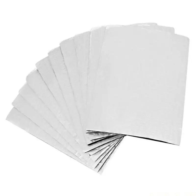 

J0MA 10Pcs Waterproof Auto Sound Dampening Pads, Foam Cotton Insulation Mats Suitable For Car Hood Ceiling Door