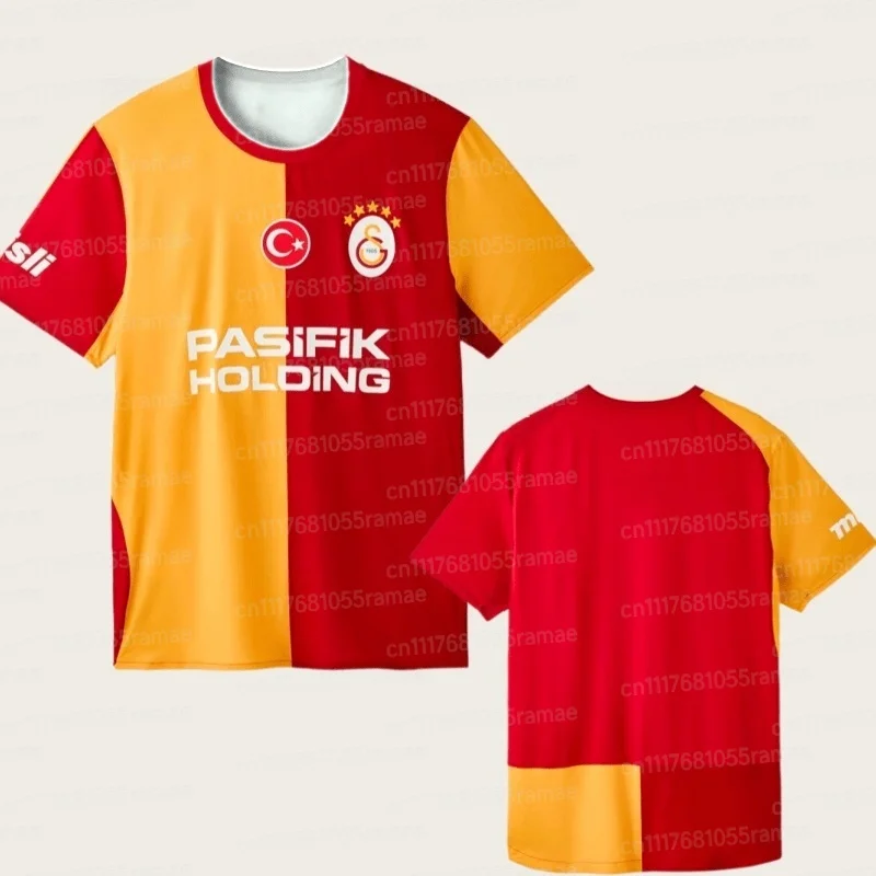 Neue 2026-27 Galatasaray Heim- und Auswärtstrikots, Schnell Trocknende Fan-T-Shirts, Atmungsaktive Sport-Fußballbekleidung im Familienstil – Detail 5