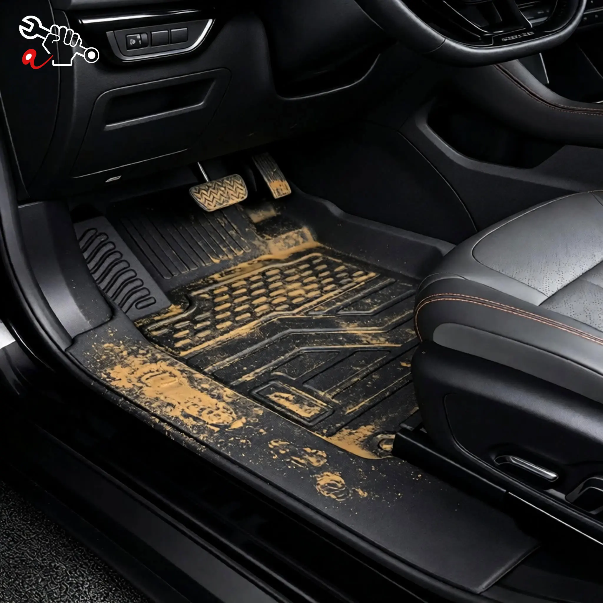 Left-Hand Drive Car Custom Fit Floor Mat For Hongqi EHS7 Tiangong 08 2025-2026 Waterproof Odorless Durable Floor Liner Foot Mat