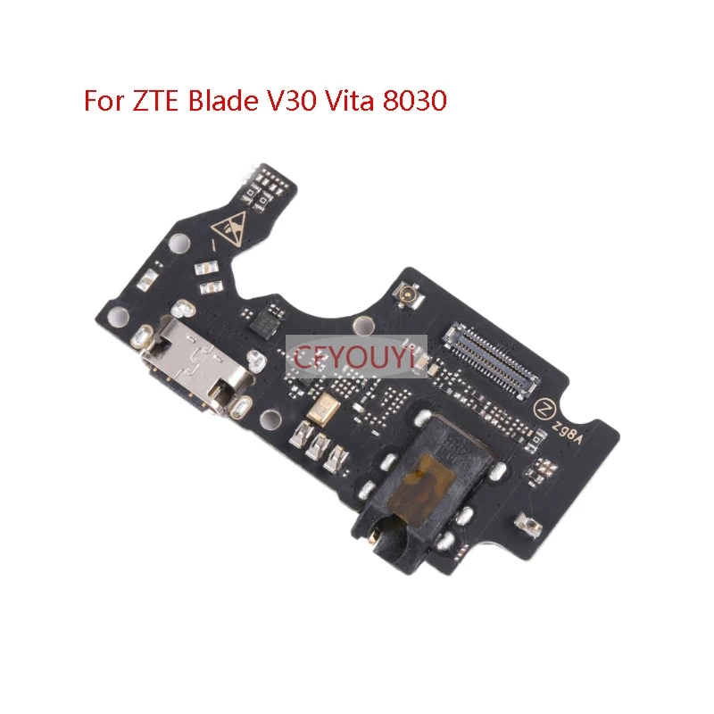 

USB-порт для зарядки, плата, гибкий кабель для ZTE Blade V30 Vita 8030, USB-разъем для зарядки, запасная часть модуля