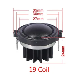 HifI 1 inch Tweeter Speaker 4Ohm 6ohm 30W Mini 30mm Treble Loudspeaker For 2 way speaker diy Dome Silk Film with Heat Sink 2PCS