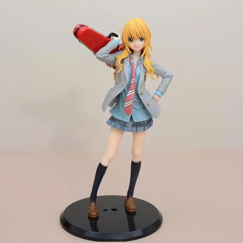 Anime Your Lie in April Figures Miyazono Kaori Figure with Exquisite Packaging Box Model Statue Figures Collectible Girl Gift