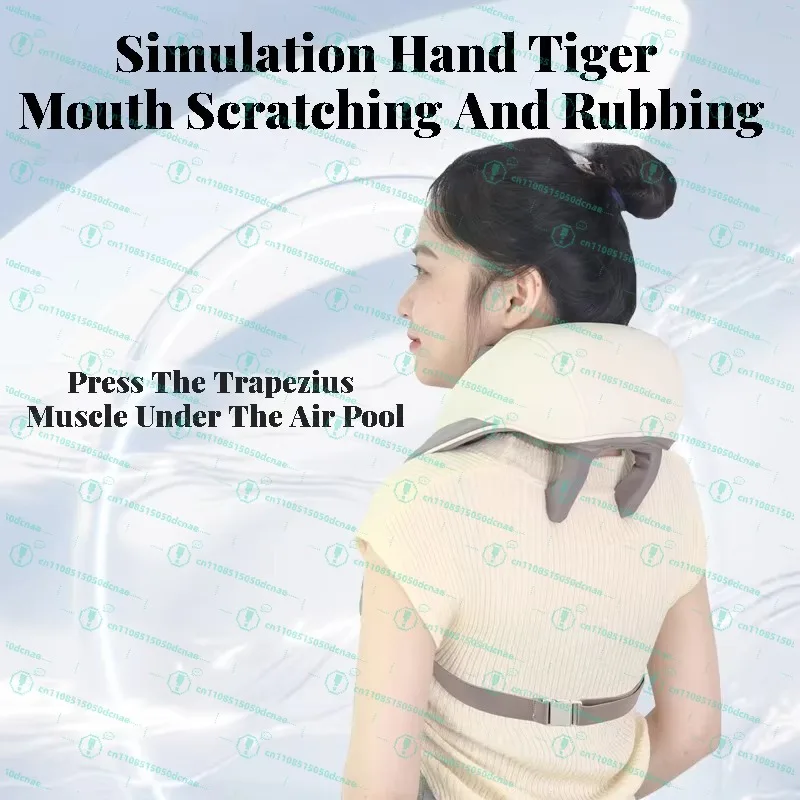 Intelligent Cordless Neck Massager Pain Relief Deep Tissue 3D Kneading Pillow Vibration Shiatsu Back Neck and Shoulder Massage view 2