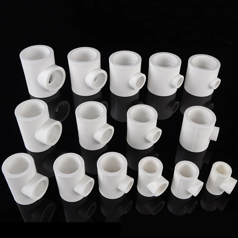 ID 20/25/32/40/50/63mm PPR Plastic Pipe Fitting T-3way Equal Reducing Diameter Connector Water Tube Joint Adapter Accessories