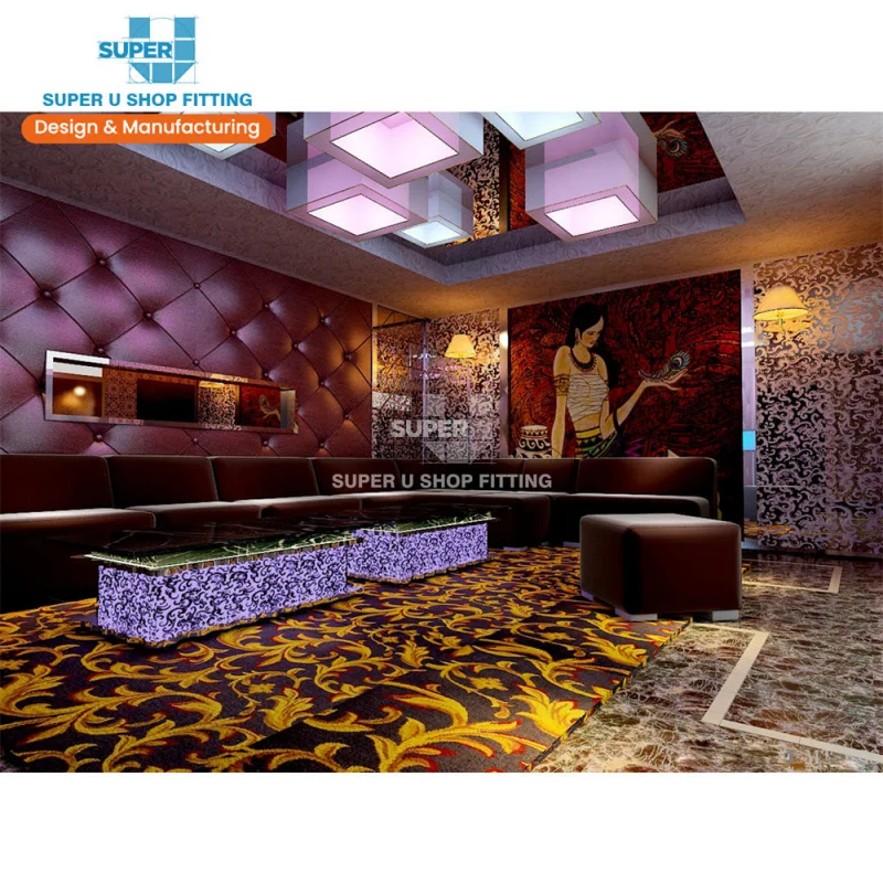 (customized)Custom KTV Design Liquor Bar SPA Lounge Night Club Decorations Chaise Disco Party Furniture Night Club Interior Desi