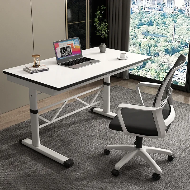 Lift Computer Desk Study Table Height Adjustable Staff Stand Up Computer Desk Lap Bed Tray Standing Mesa Furniture Office Desk