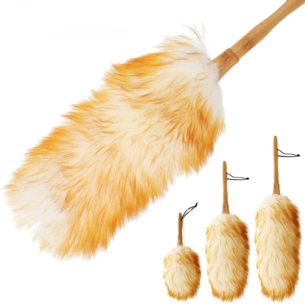 New Super Soft Dust Duster Brush Washable Anti-static Dust Sweep Brush Houseware Tool Scalable Cleaning Sweeping Duster