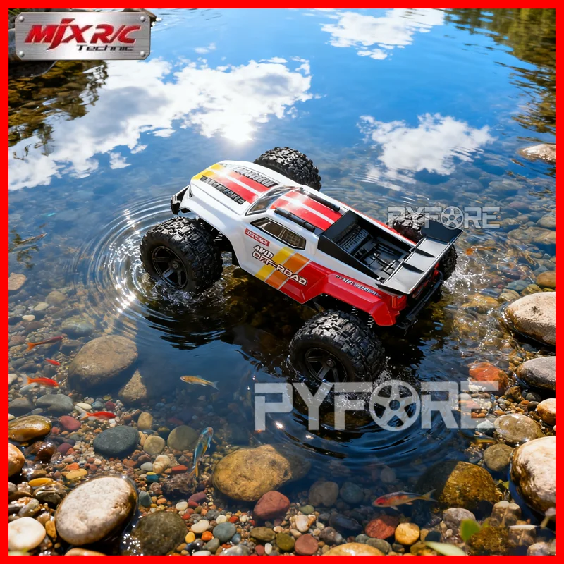 MJX HYPER GO 1/18 Mini Monster 18208 عالية السرعة RC سيارة مزدوجة شل على الطرق الوعرة شاحنة كبيرة RTR الصبي لعبة السيارة