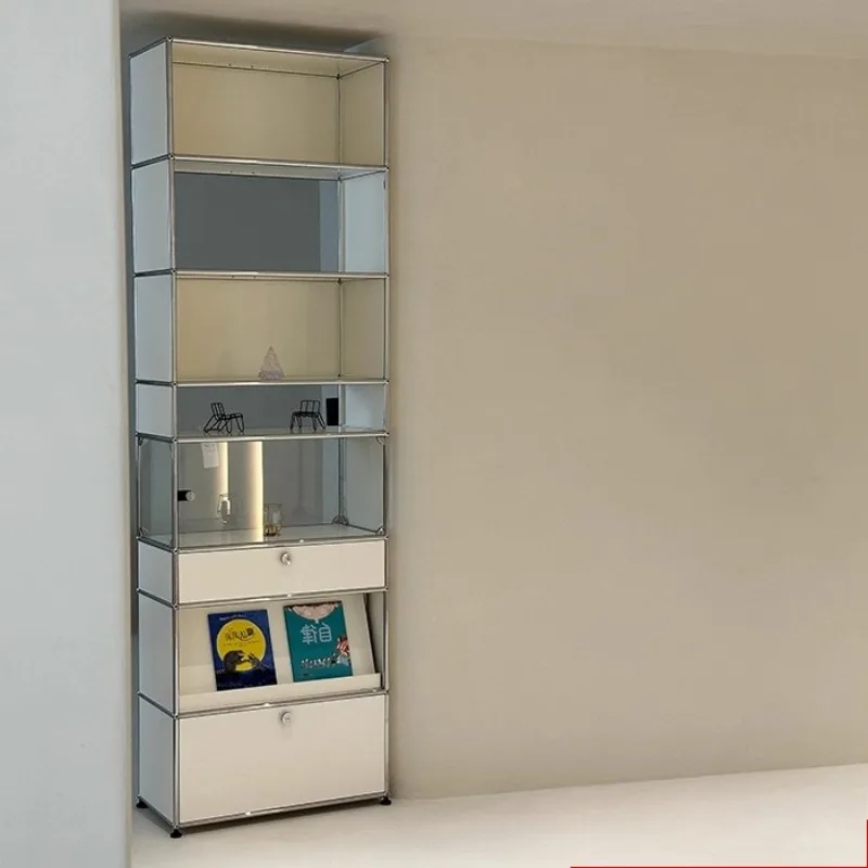 

ins wind net red Bauhaus metal module cabinet