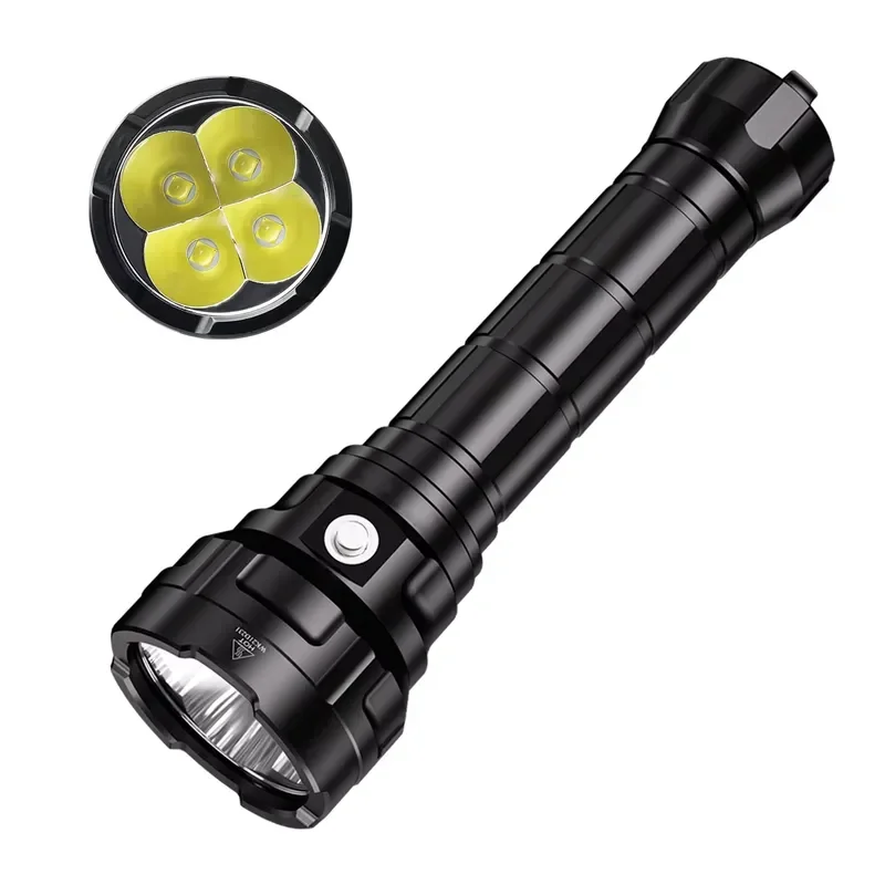 High Quality 13000 Lumens Powerful Diving Flashlight Bright Waterproof Underwater Swimming Torch for Scuba Diving