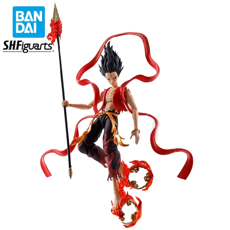 

Original BANDAI S.H.Figuarts Nezha：Birth of the Demon Child Aobing Nezha Anime Action Figure Collectible Model Ornament Gift