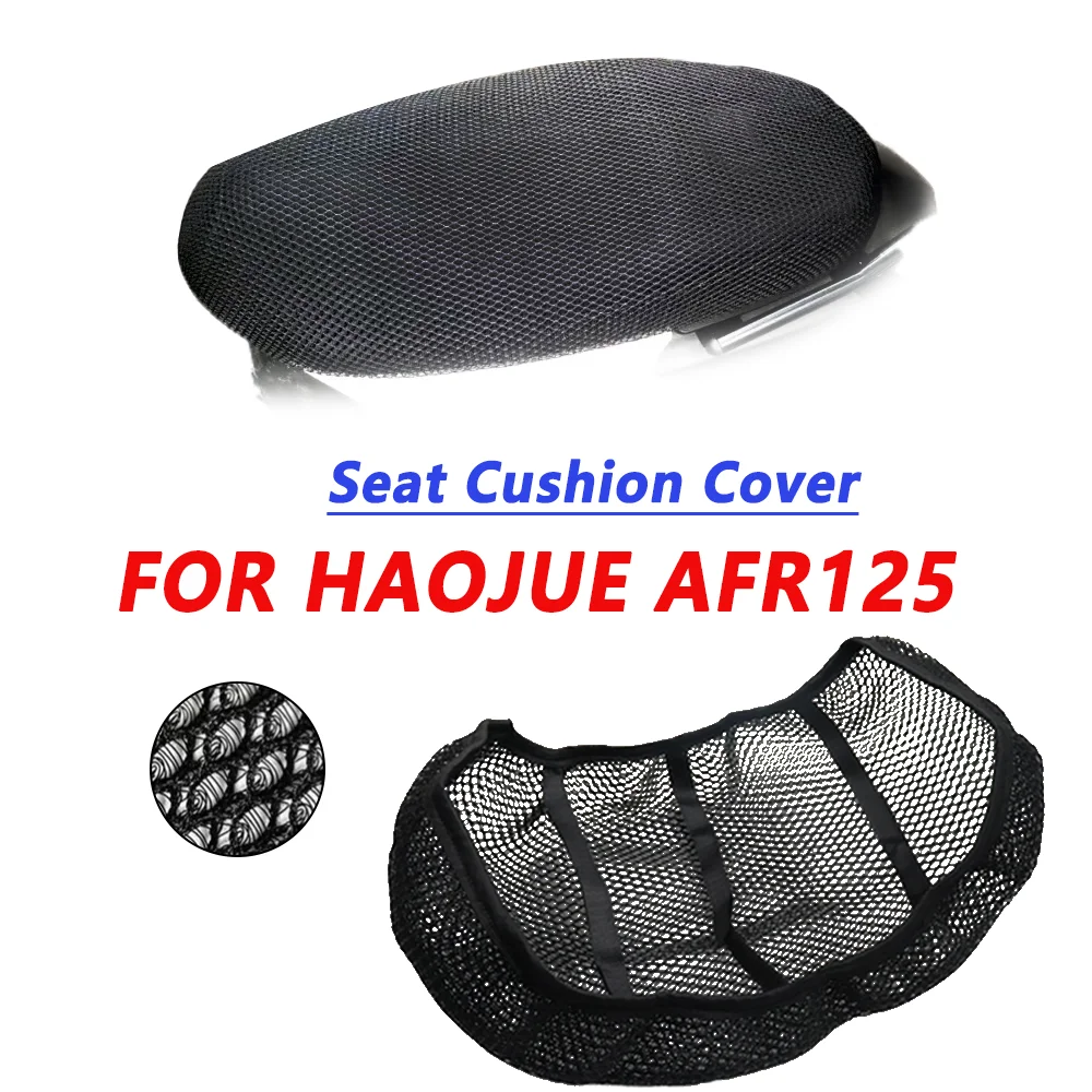 

For HAOJUE AFR125 AFR 125 3D Breathable Mesh Motorcycle Seat Cover Scooter Seat Covers Cushion Anti-Slip Cover Grid Seat Cover