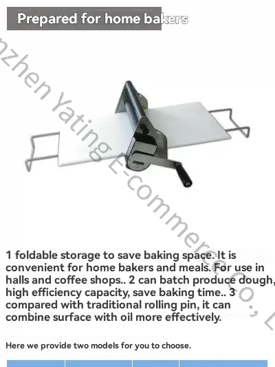 Hand Cranked Puff Pastry Machine Puff Pastry Machine Croissant Opening Machine Bakery Puff Pastry Machine, Baking Equipment