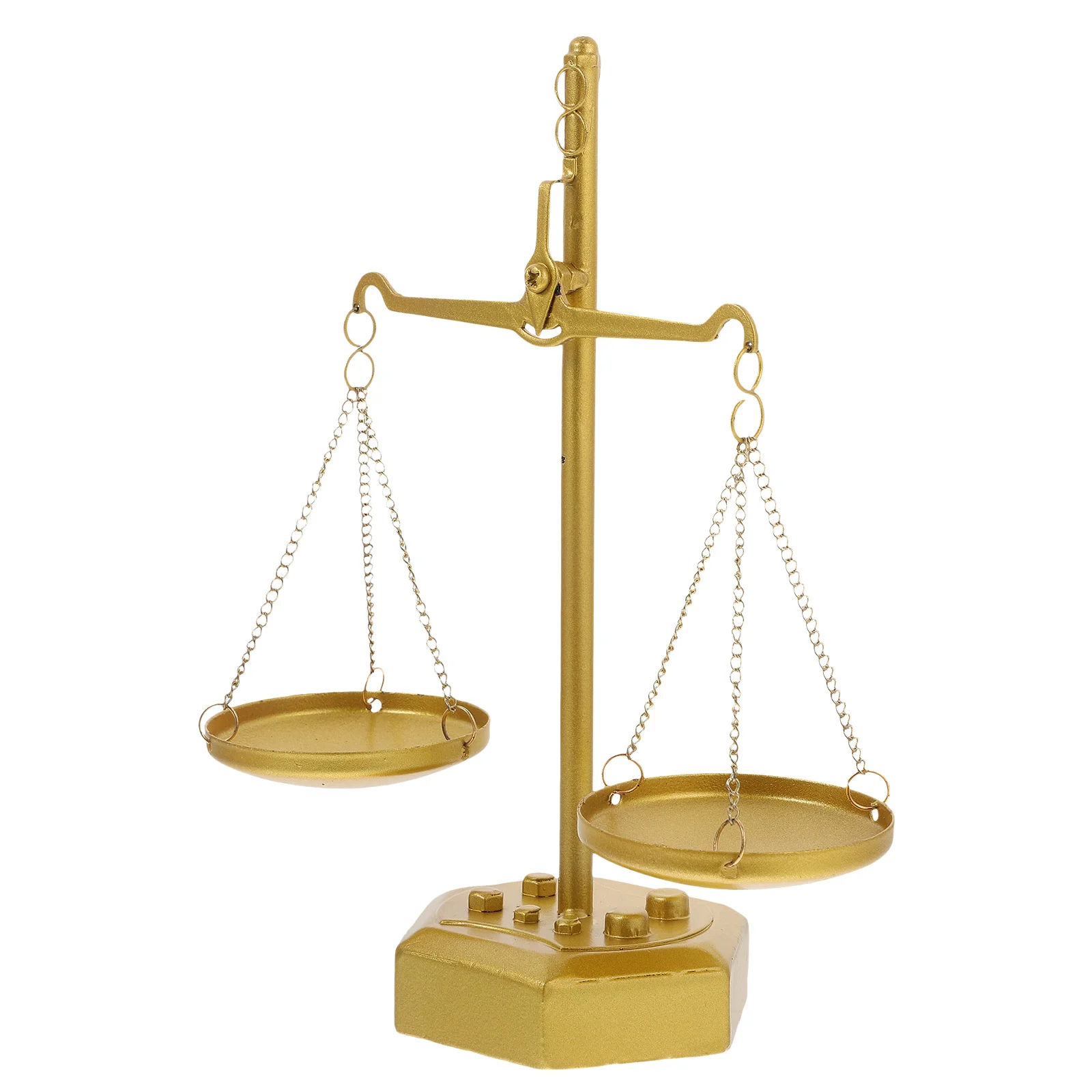 

Vintage Libra Jewelry Towers Metal Display Tray Storage Organizer Small Lawyer Scale of Justice Farmhouse Candleholder