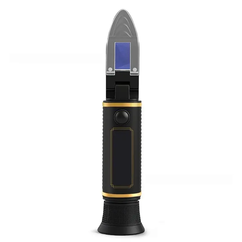 AAAN-Handheld 0-20% For Juice Soymilk Cutting Fluid Sugar Refractometer Temperature-Compensated Sweetness Tester For Liquid Test