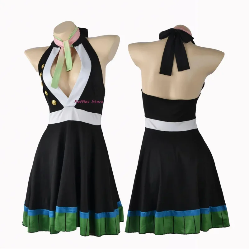 Anime Kamado Nezuko Cosplay Traje para Mulheres, Agatsuma Zenitsu, Tanjirou, Kochou Shinobu, Halloween Carnaval Swimsuit, Sexy Mulheres