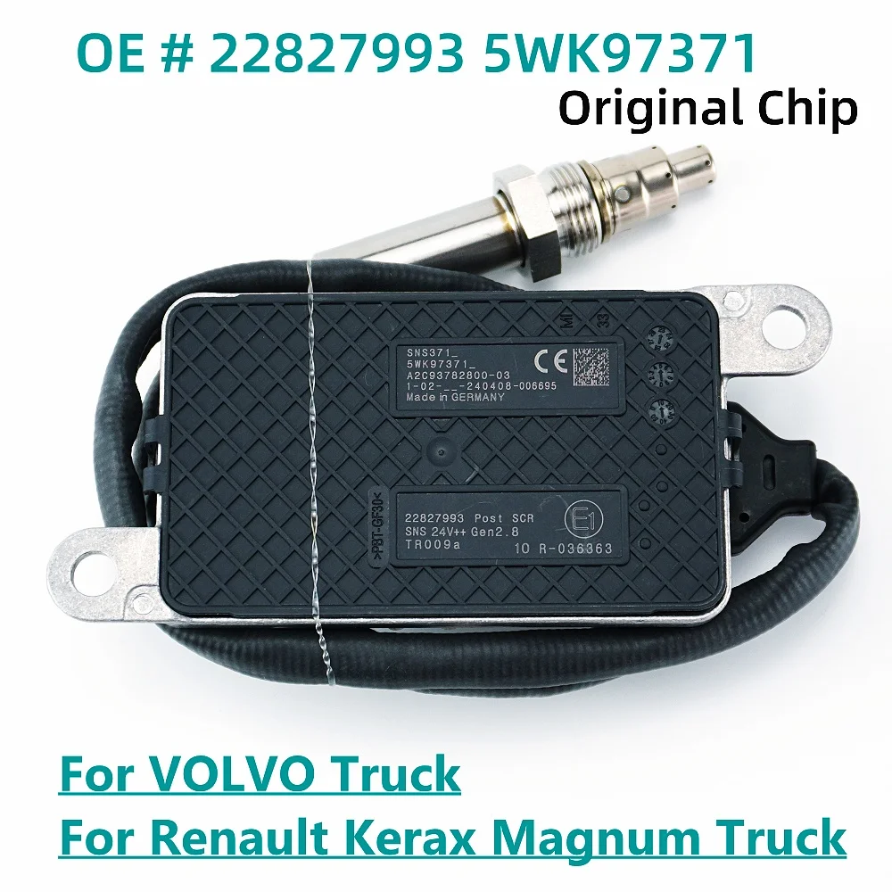 

22827993 5WK97371 High Quality for NGK Probe Nitrogen Oxygen NOX Sensor For Volvo Truck 24V A2C93782800 20873395