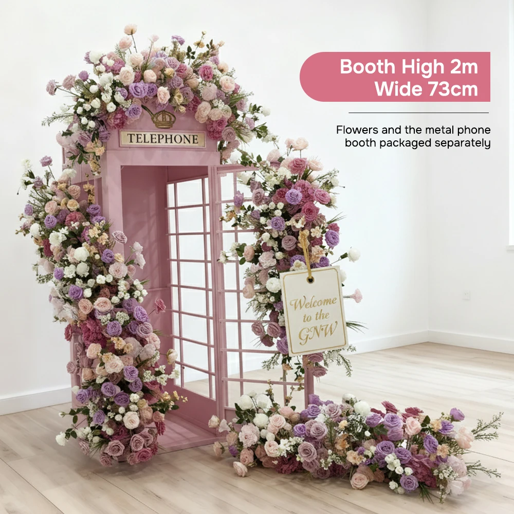 Professional Silk Artificial Flowers Arrangement Hydrangea Rose For Wedding Events Centerpiece Customizable Size Easy Assembly