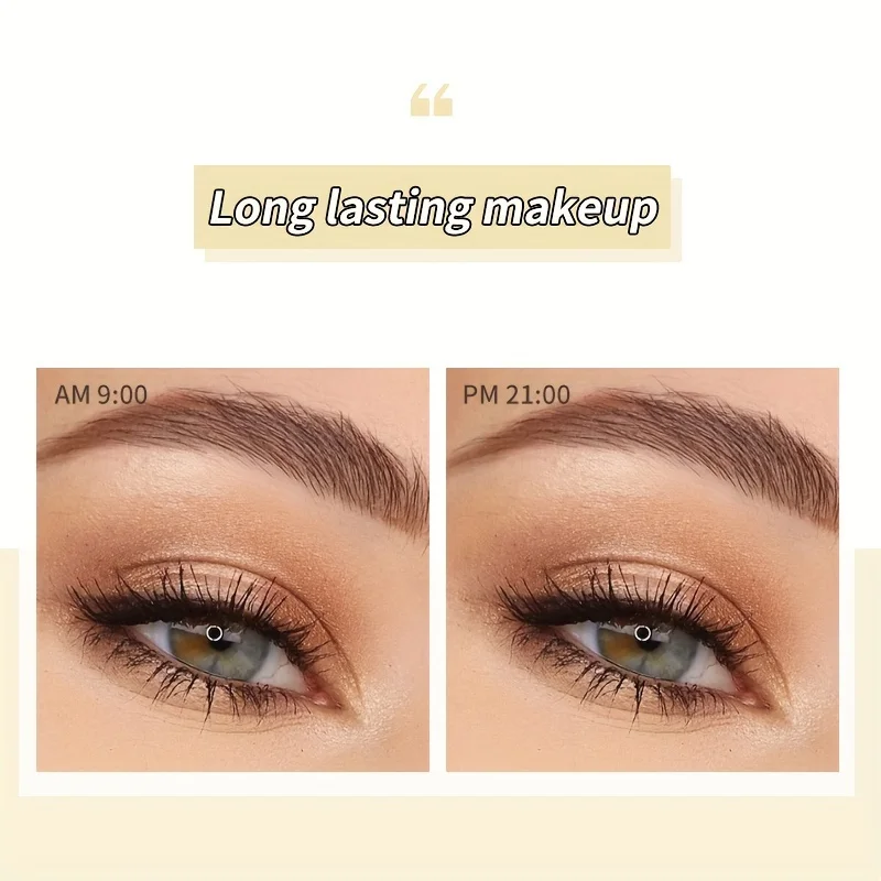 ดินสอเขียนคิ้วแบบน้ำแยก4ชิ้นติดทนนานกันน้ำและแห้งเร็วข้นแต่งคิ้วแบบเบาบางการแสดงสีสูง