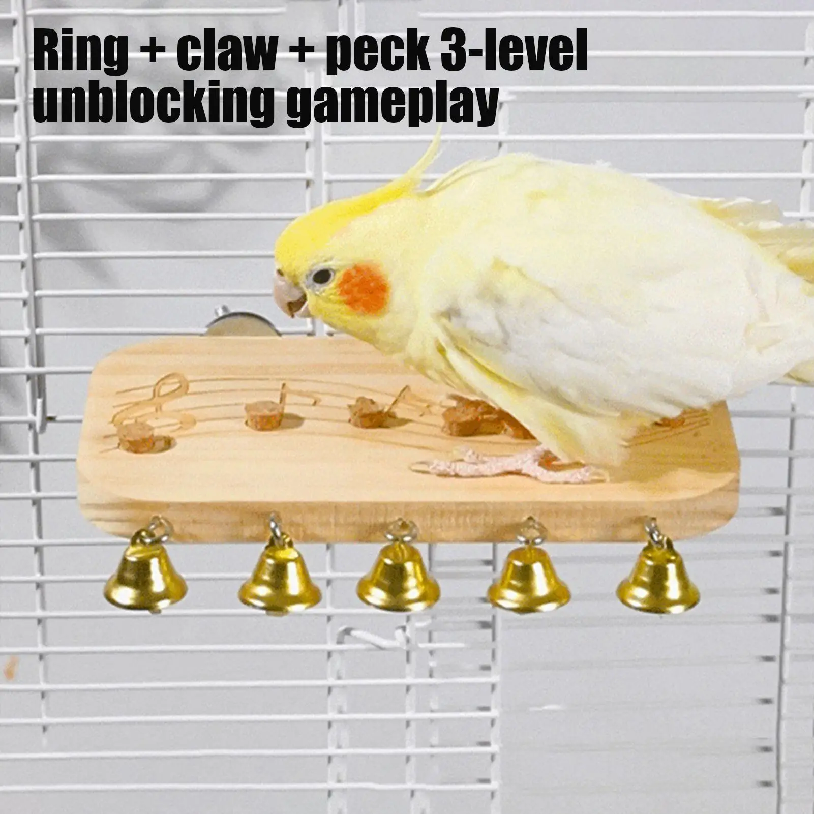 

Подставка для птичьего окуня, клетка для птиц, попугаев, игровой окунь, жевательные игрушки, товары для домашних животных с колокольчиками для кореллы, неразлучников, маленьких животных в помещении