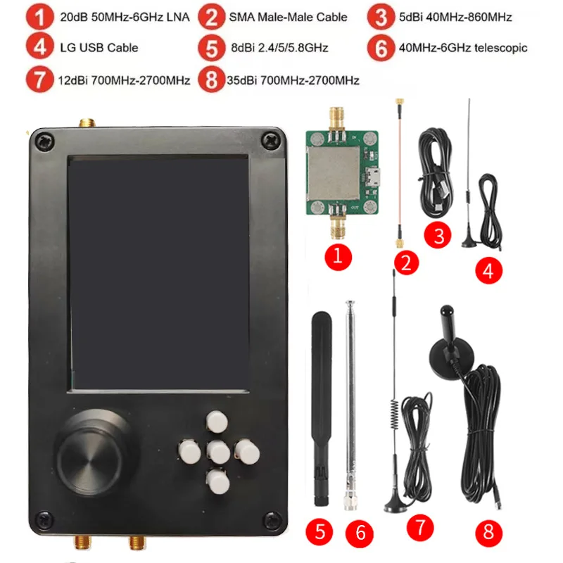 

The Hackrf One Portapack H2 Radio Transceiver Receives The SDR Software Development Kit