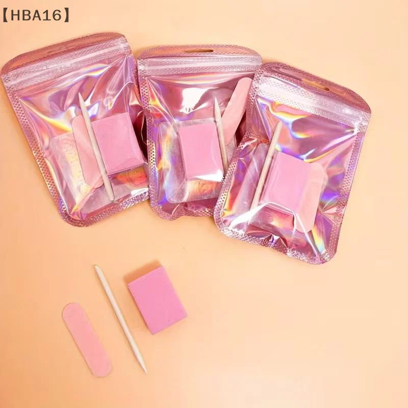 〔HBA16〕5/20 Set Nail Tool Kit, Mini Nail Files, Polishing Pads, And Sticks, Suitable For Diy Jewelry Polishing And Nail Care