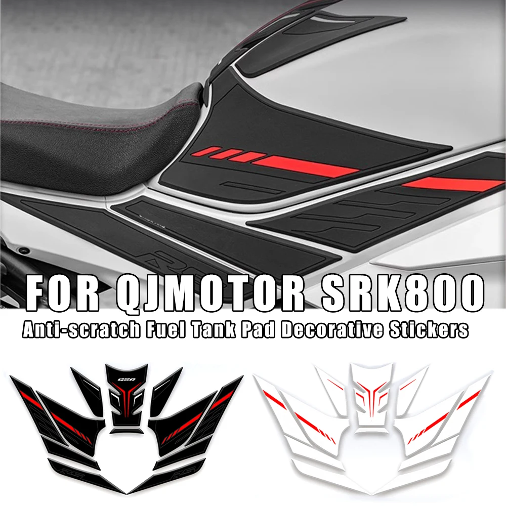 Motorcycle Dedicated Anti-scratch Fuel Tank Pad Decorative Waterproof Protective Stickers FOR QJMOTOR SRK800 SRK 800 Srk800