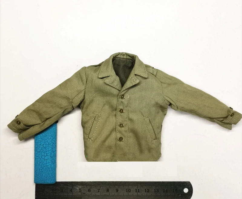 1/6 DID A80145 WWII US Ranger Captain Miller Version C Military Combat Jacket Coat No Medals Tops Fit 12