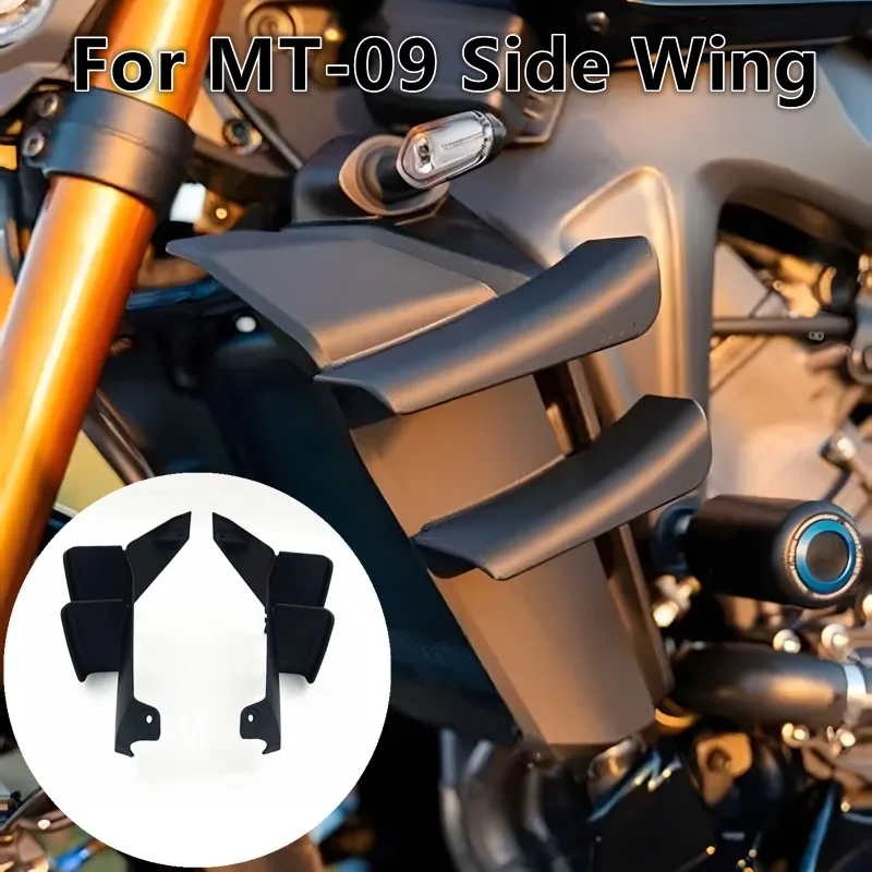 

Fit For YAMAHA MT09 MT-09/SP GEN 4 2024-2025 Side Wing Side spoiler FRONTAL SPOILERS MT09 2024 2025 Front spoiler Lower spoiler