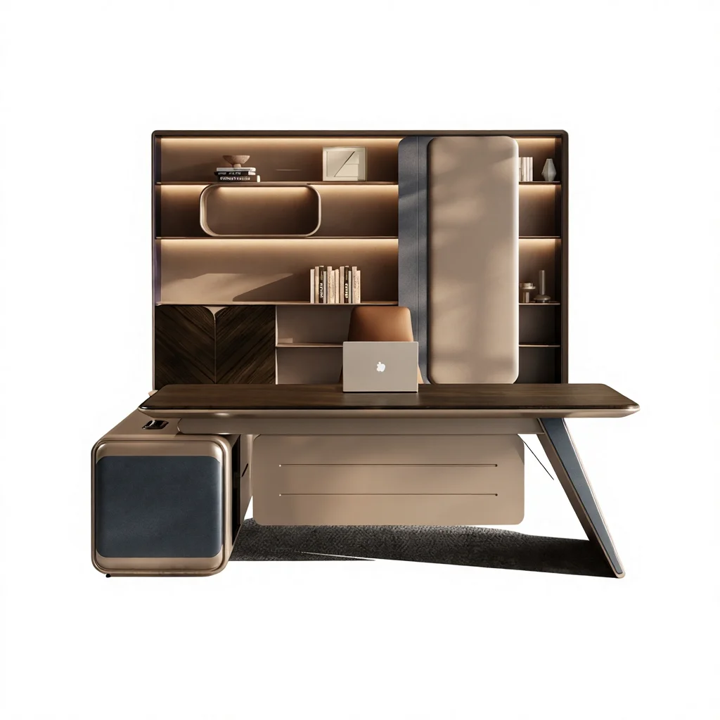 *Modern Executive Director Table Set Wood Panel Style Melamine Office Furniture Best Price Executive Desk