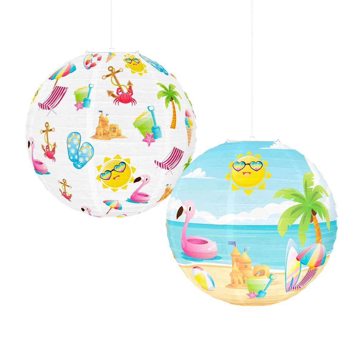 2Pcs Tropical Hawai…