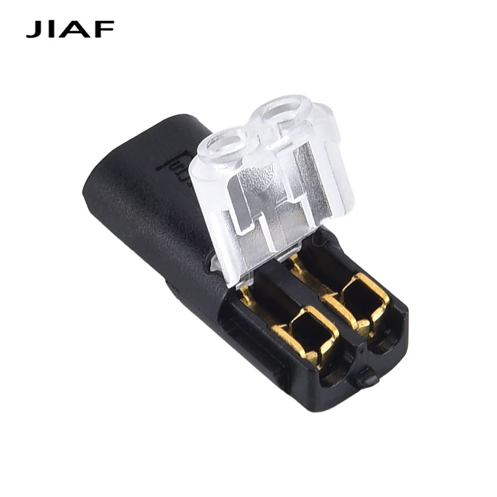 10/50/100pcs 2 Pin Way Plug Low Voltage Waterproof Electrical LED Wire Connector Insulated Copper Quick Connection Terminal
