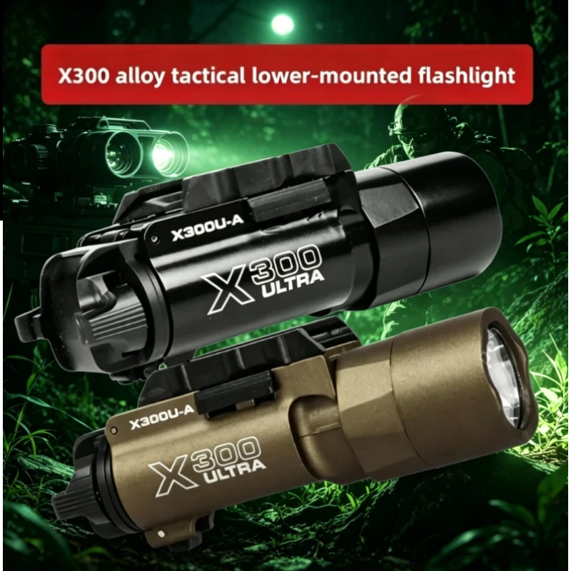 

2026 Outdoor Portable Torch Alloy X300U Series X300 Ultra X300U-A 500 Lumens Strobe Flashlight Model Spare Parts Supplies
