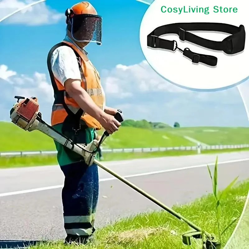 Nylon Lawn Mower Backpack Straps Padded Belt Shoulder Strap Harness Adjustable For Brush Cutter Trimmer Brush Cutter Accessories