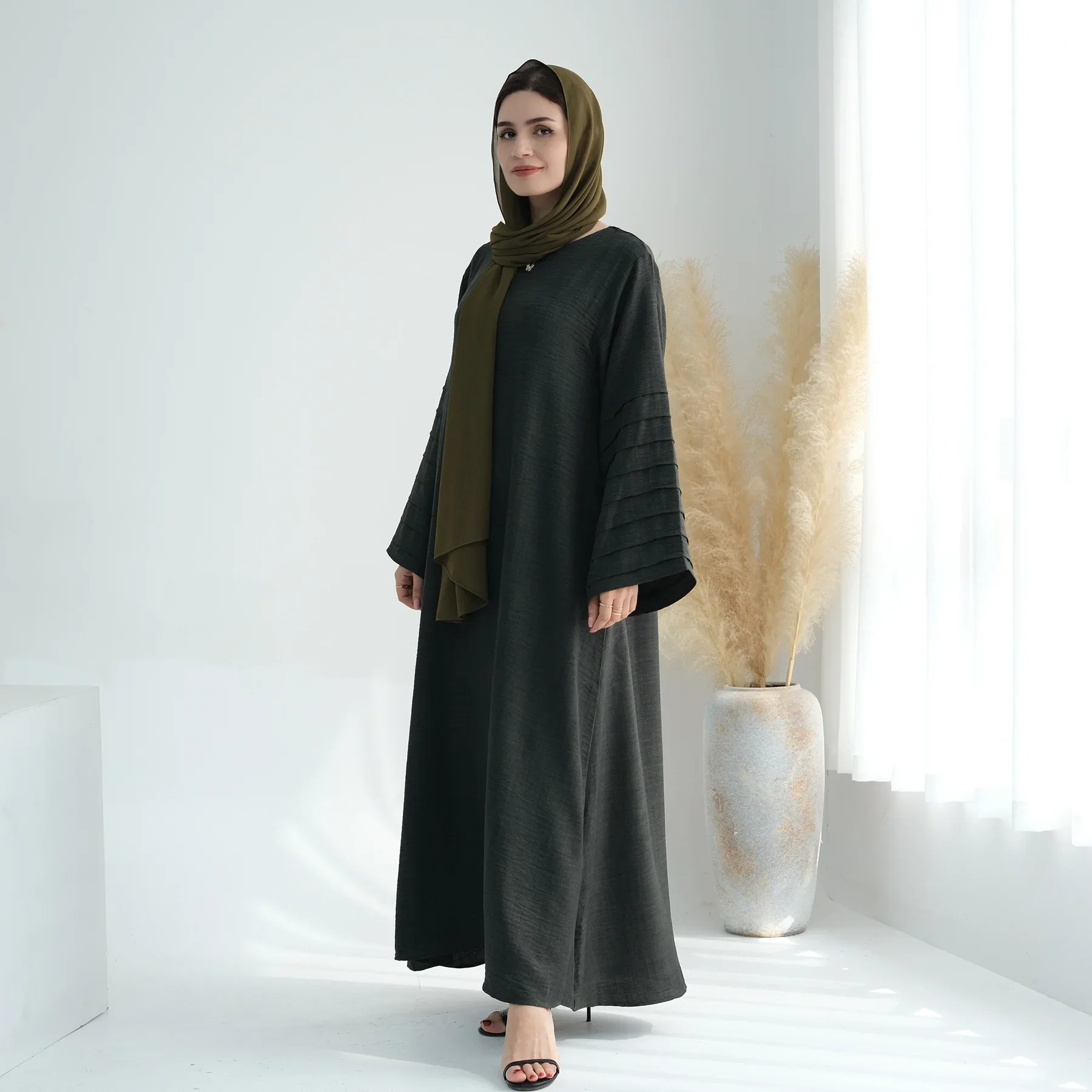 Vestido modesto musulmán UNI, ropa de oración de Ramadán para mujer, Abaya de Dubái, Turquía, Abayas islámicas, caftán, bata femenina musulmana