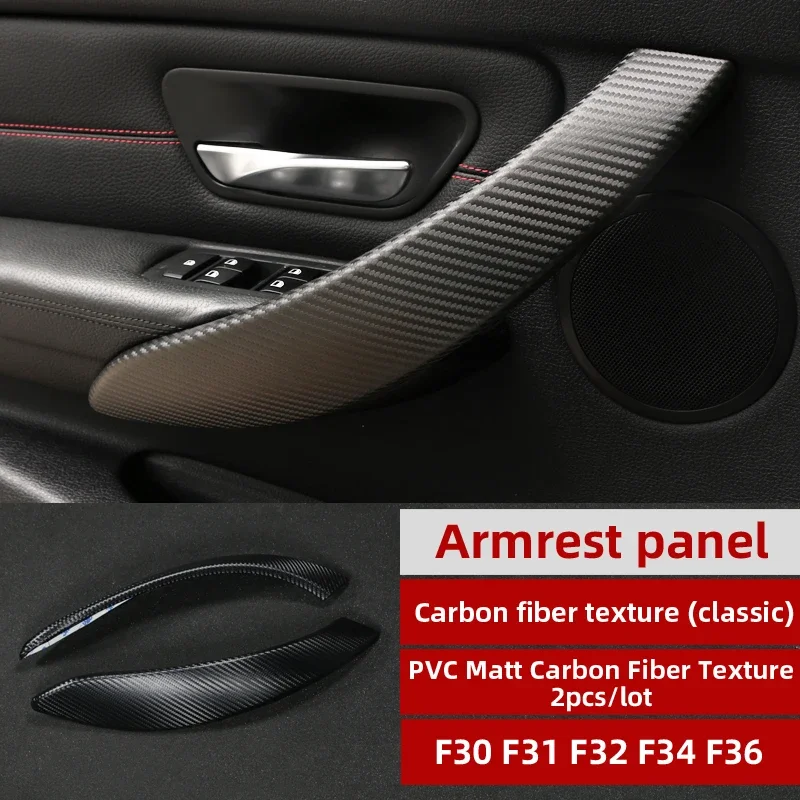 URAGER Auto Türgriff Autotürgriff Innen Pull Trim Abdeckung Für 3 4 Serie M3 M4 F30 F31