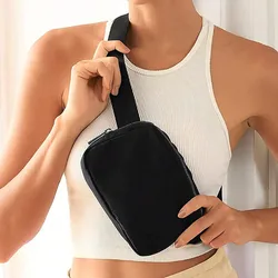 Uomini e donne Casual sport all'aria aperta borsa a tracolla impermeabile di grande capacità marsupio in Nylon borsa a tracolla per cellulare