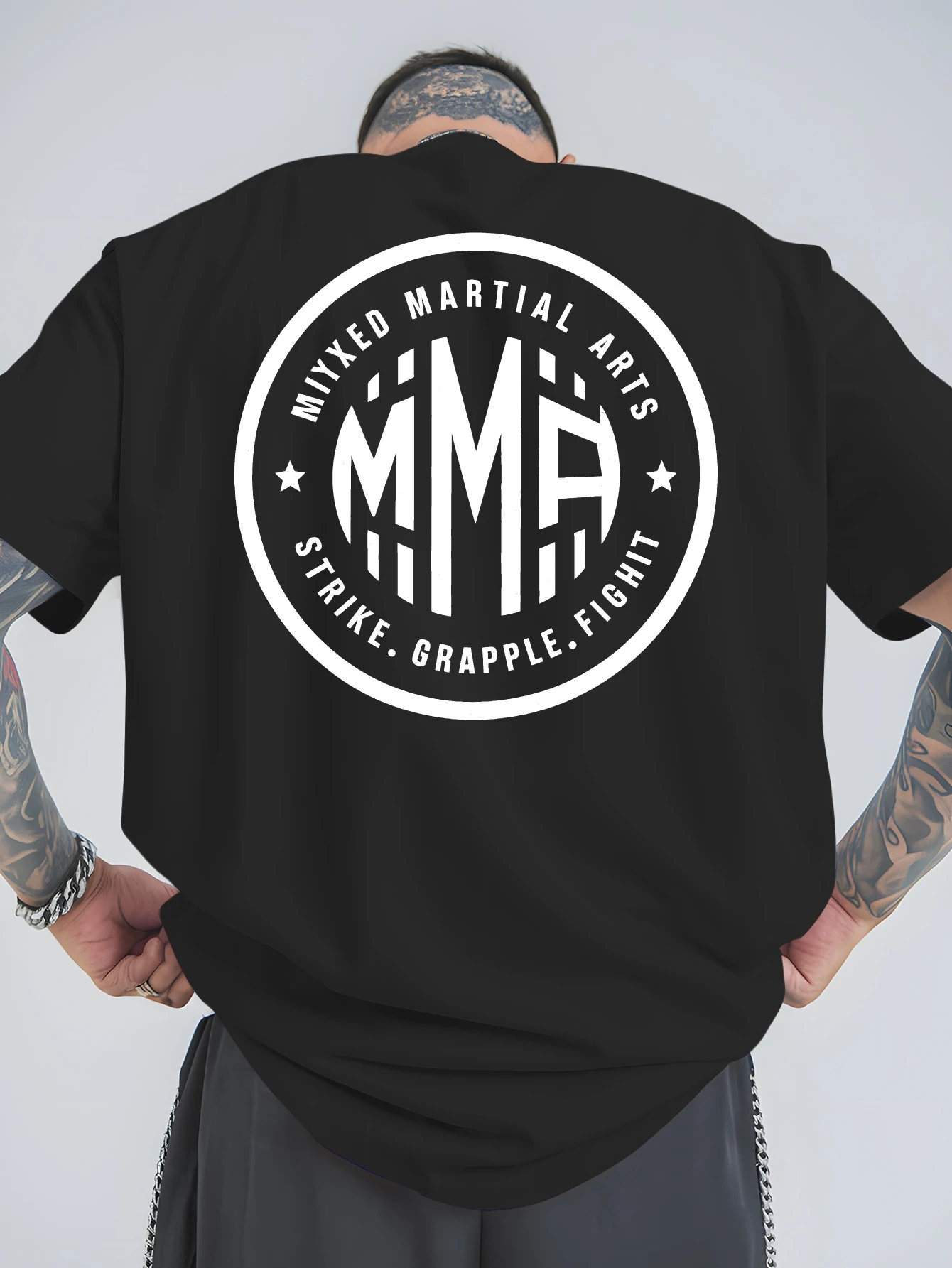 Men's Mixed Martial Arts (MMA) Striking Grappling Summer Outdoor Casual Short-Sleeve T-Shirt  graphic t shirts