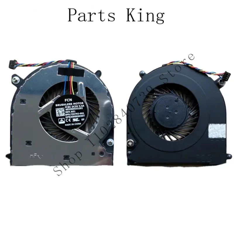 WYORESY New CPU Fan for HP Elitebook 840 G1 840 G2 850 G1 G2 740 G1 G2 750 G1 ZenBook 14 G2 730792 -001