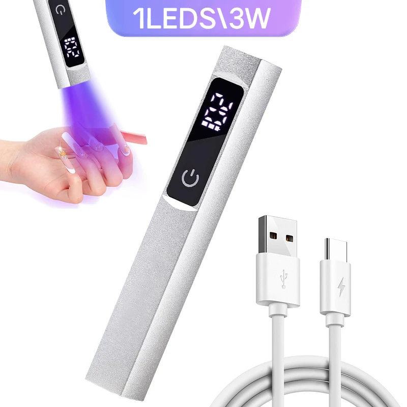 

USB Mini Portable Quick Dry Rechargeable Nail Dryer Machine Home Phototherapy Tools Professional UV LED Nail Lamp For Gel Polish