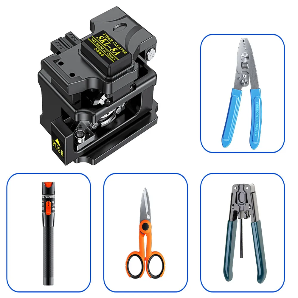 

Fiber cleaver Cable Cutting Knife Fiber Optic Knife Tools cutter High Precision Cleaver cold cut hot melt SKL-8A