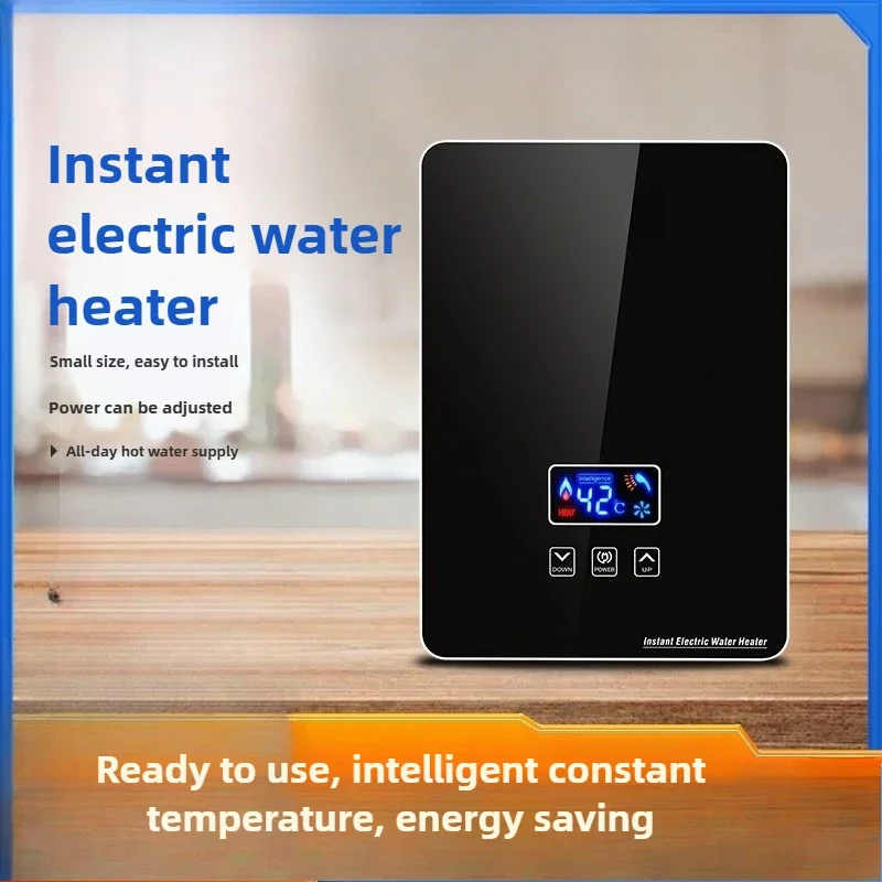 Instant Electric Water Heater Constant Temperature Small Water Storage-Free Quick Heating for Kitchen Shower Barber Shop