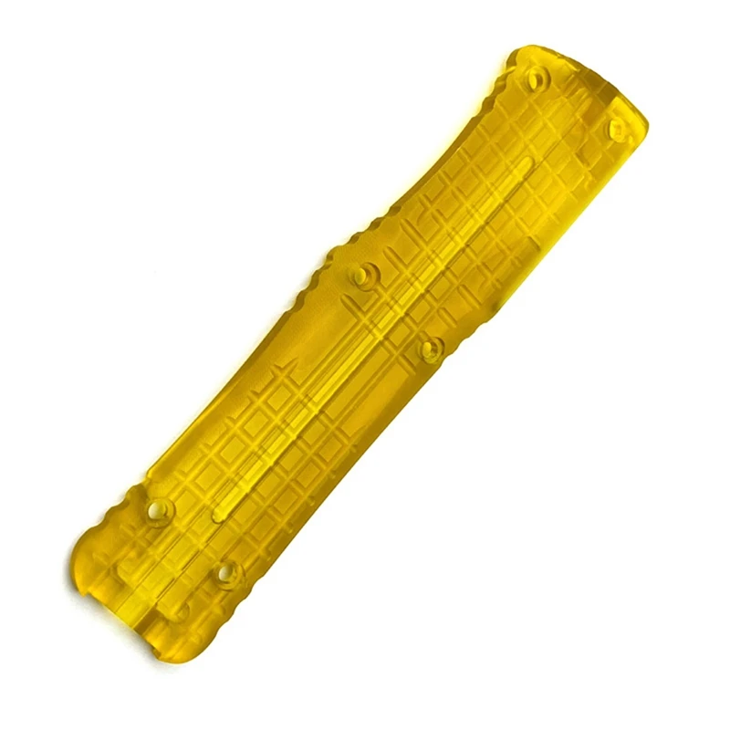 Punho de faca remendo claro apertos escalas remendo para microtech combate troodon faca dobrável alças verificar padrão