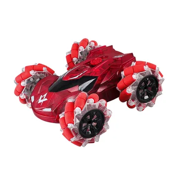 2.4G stunt RC car double-sided rolling driving drift LED spray racing RC car children's electric toy boy gift remote control car 2.4G stunt RC car double-sided rolling driving drift LED spray racing RC car children's electric toy boy gift remote control car