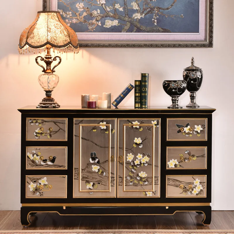 

Wood Modern Open Space Saving Shoes Cabinet Storage Box Cabinet Supports Sideboard Cabinet Drawer Open Organizer Home Furniture