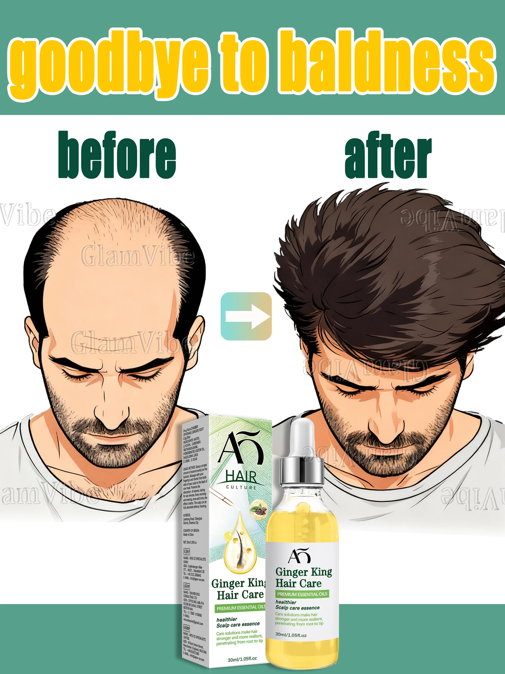 

Hair-level care, light and bouncy