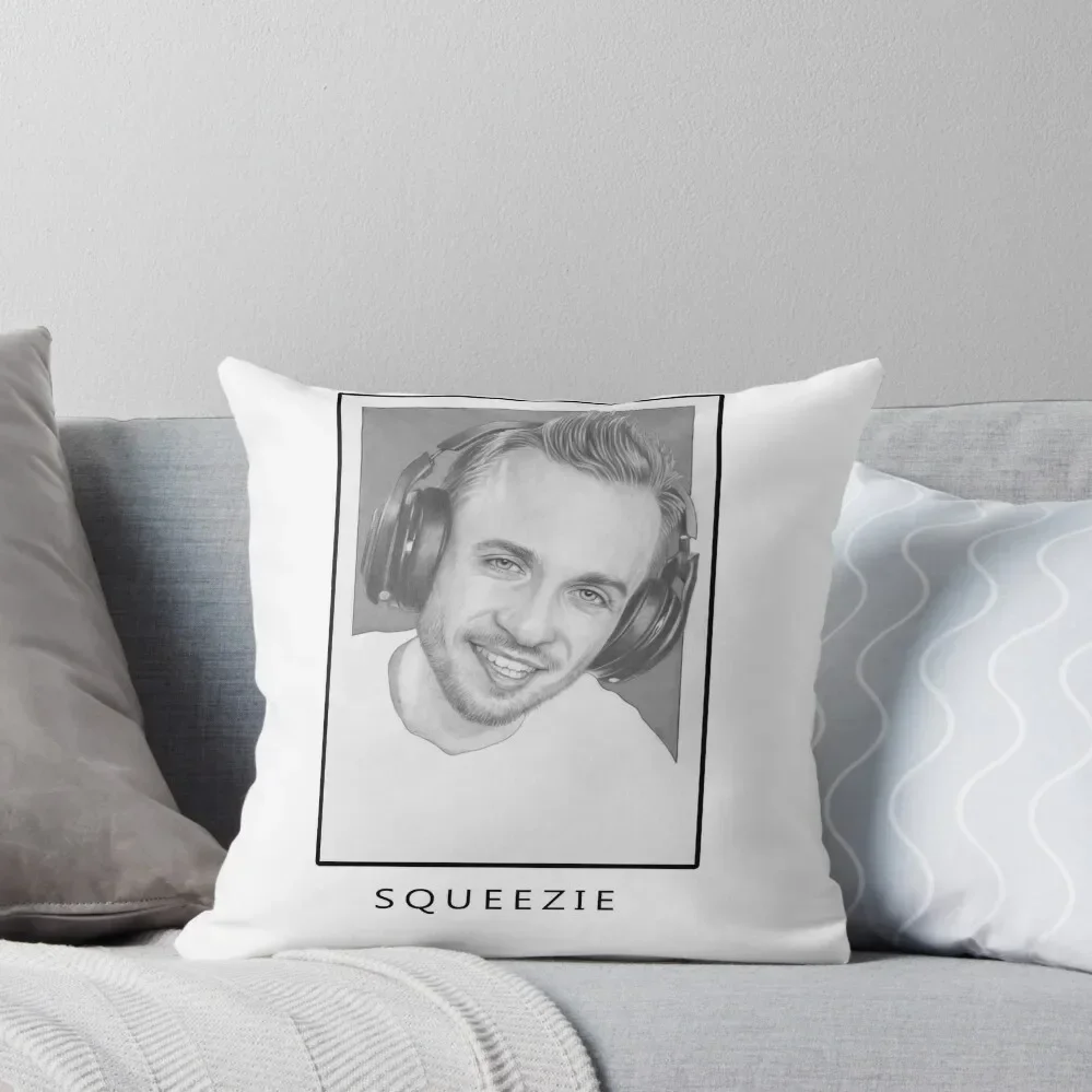 

SQUEEZIE - PORTRAIT Throw Pillow Pillow Cases Decorative luxury sofa pillows Cusions Cover Cushions Home Decor Pillow