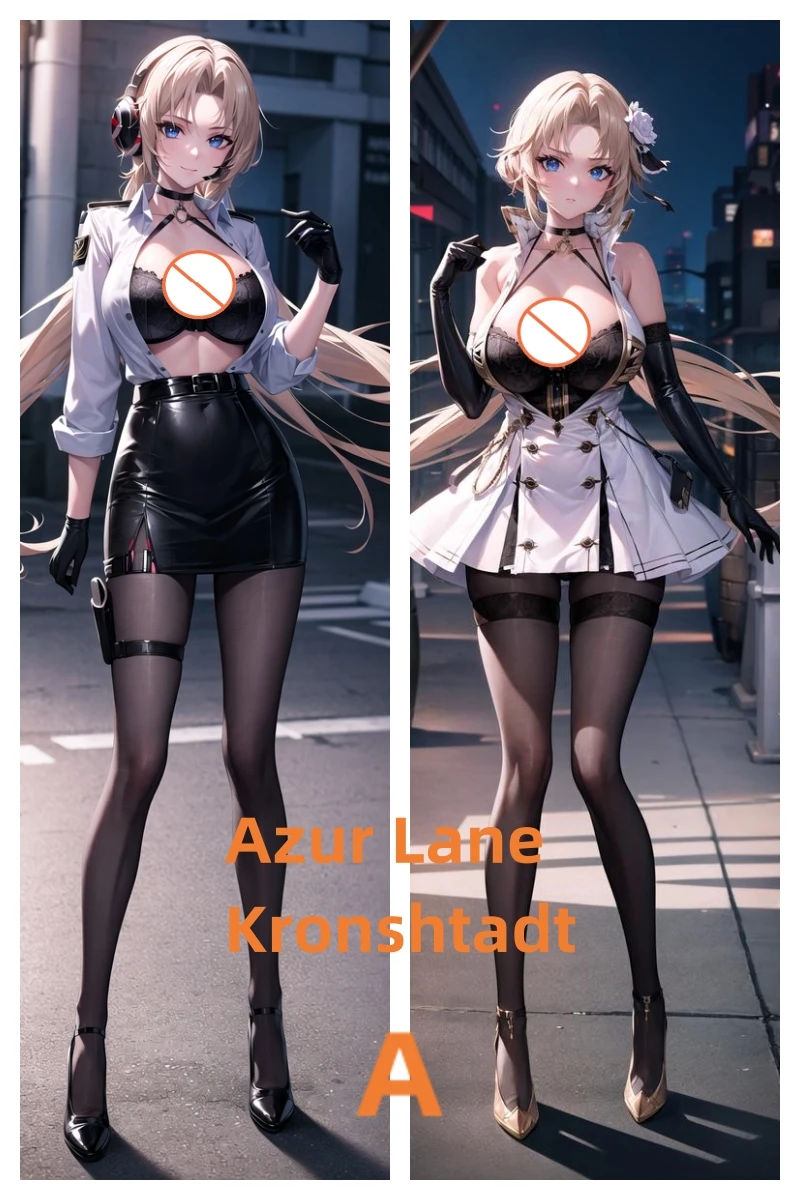 

Dakimakura Anime Pillow Case Azur Lane Kronshtadt Double-sided Print Of Life-size Body Pillowcase Gifts Can be Customized