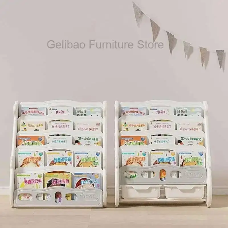 رف الطالب البسيط مكتب تخزين رفوف الكتب سطح المكتب الأطفال رفوف المنزل Meuble Enfant Rangement عنبر التخزين